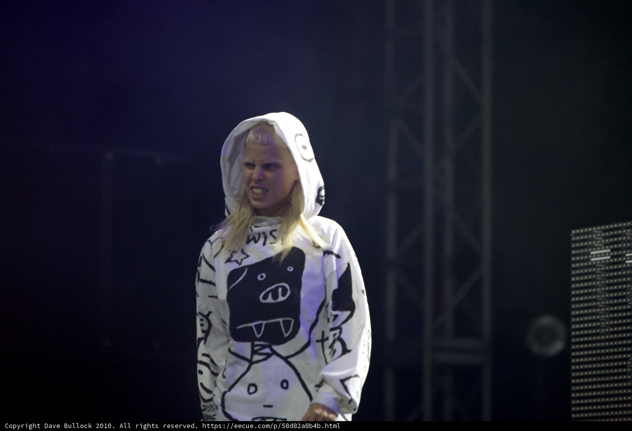 Yolandi Visser Rocks Coachella Stage in Hoodie