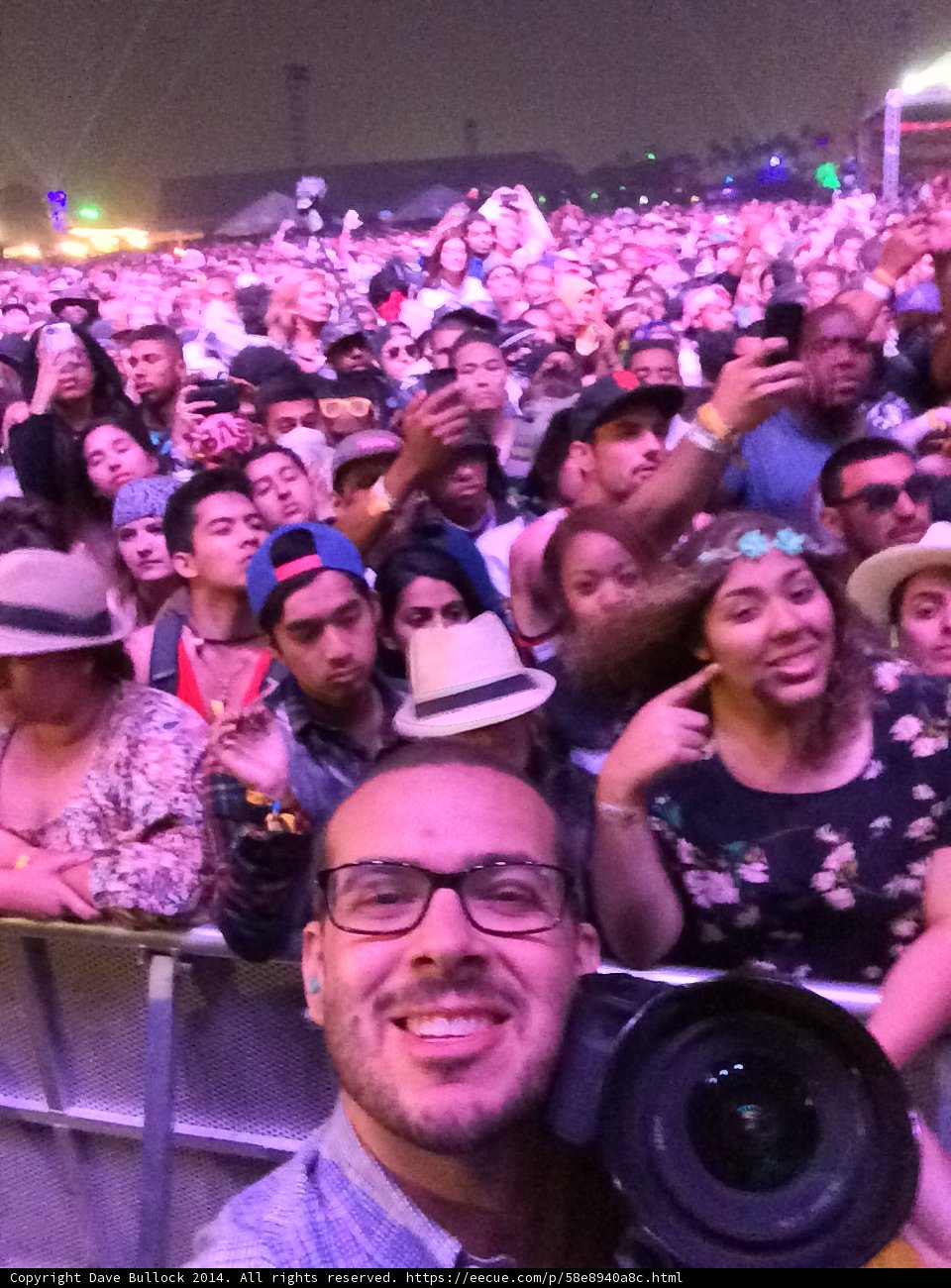 Selfie with the Concert Crowd