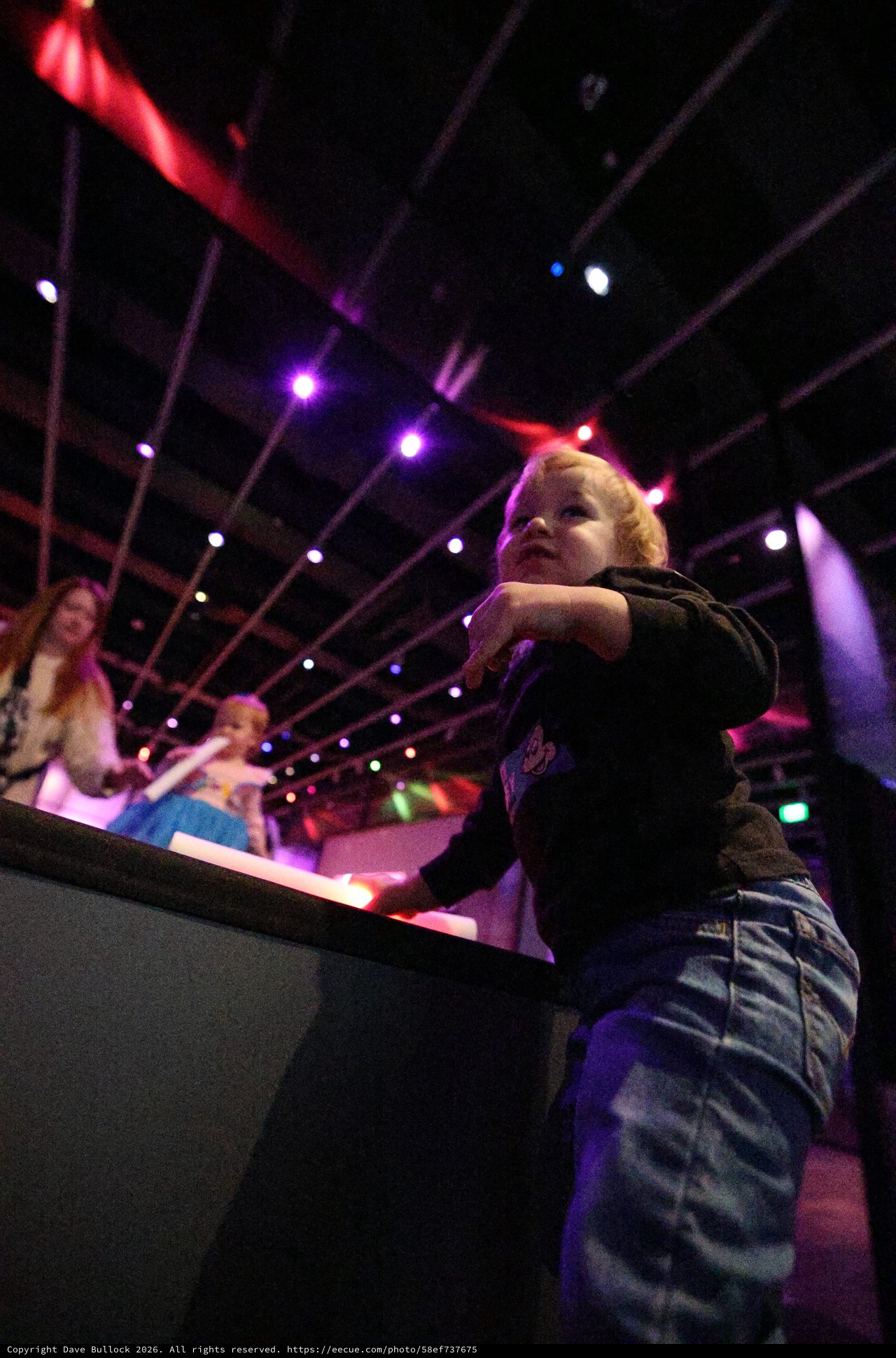 Young Child Dancing at Baby Rave Event