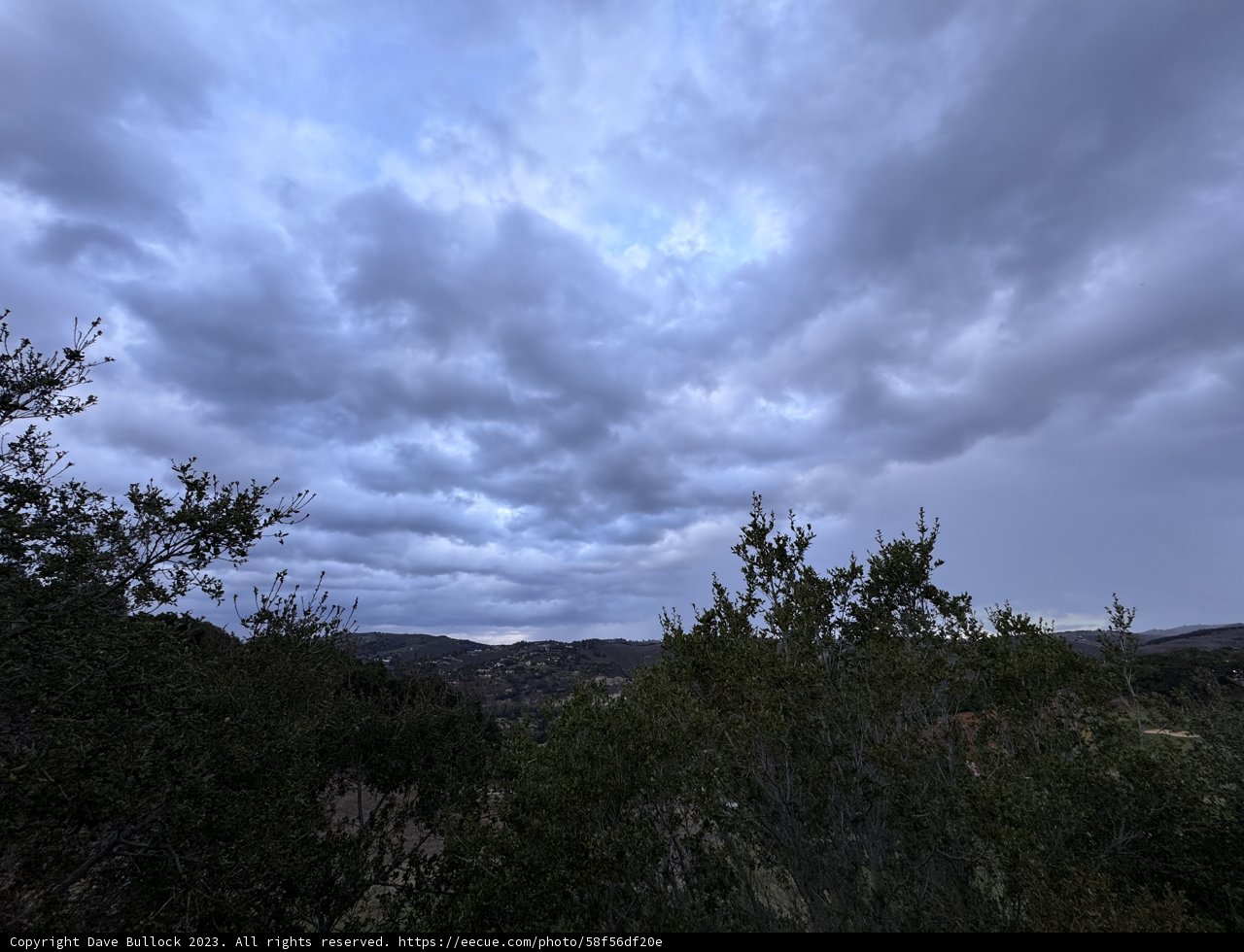 Cloudy Reverie Over Carmel's Landscape