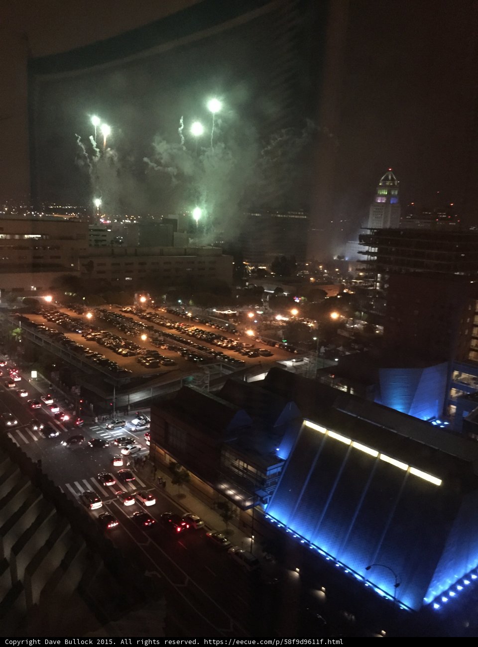 Distant Fireworks View