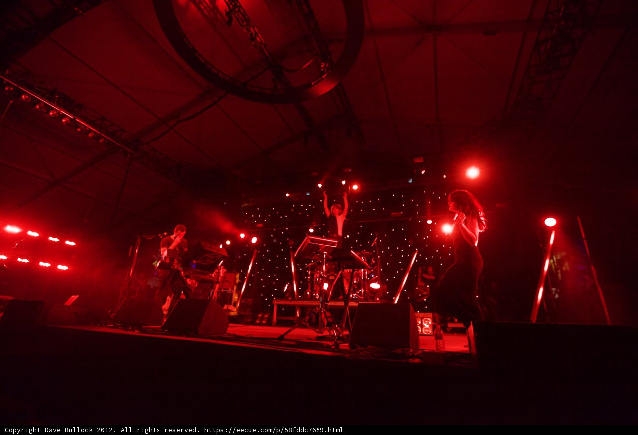 Red-Lit Rockers Take the Stage at Coachella