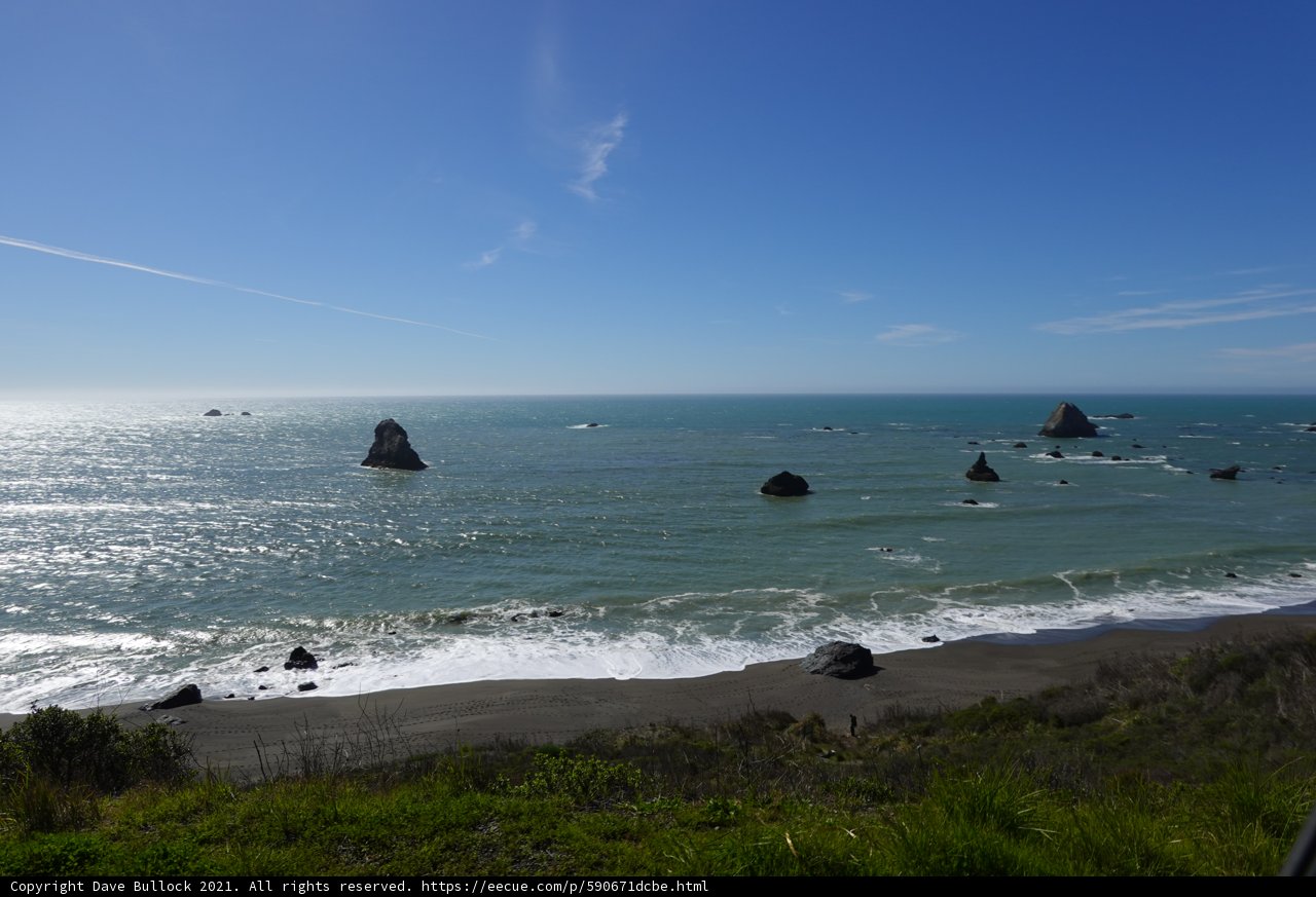 Overlooking the Serene Sea