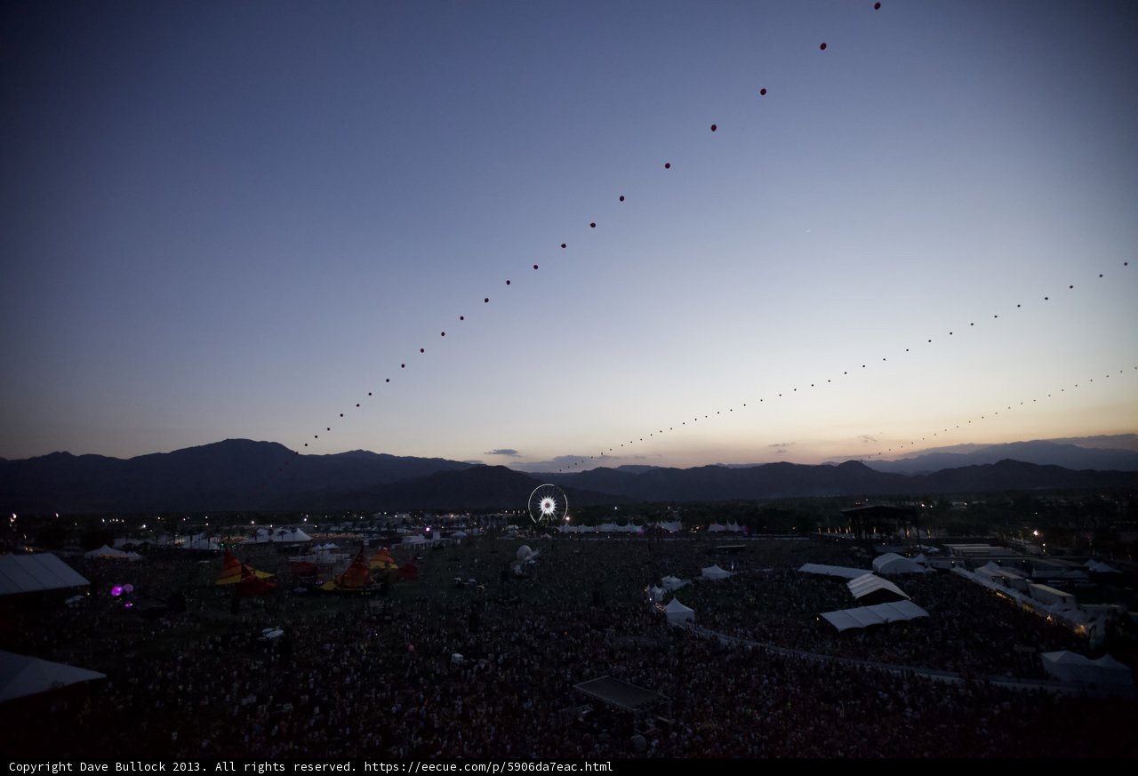 Balloon-filled Night at Coachella