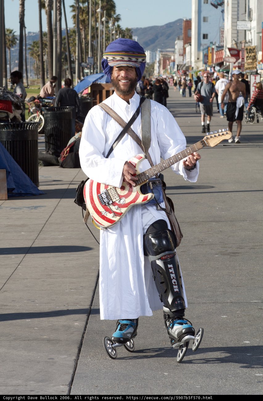 The Guitarist in White