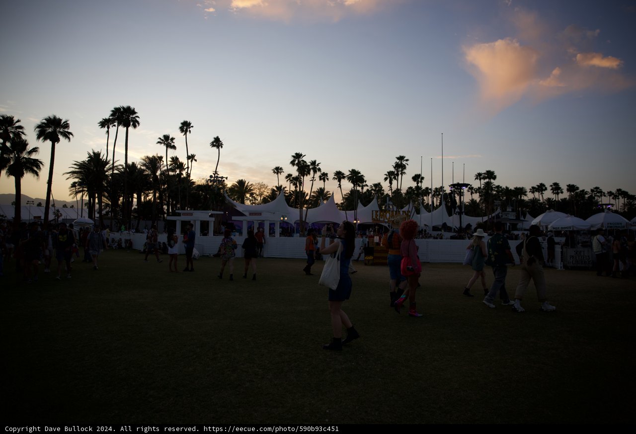 Sunset Silhouettes at Coachella 2024