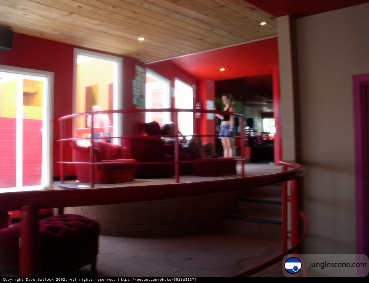 Red Room with Staircase