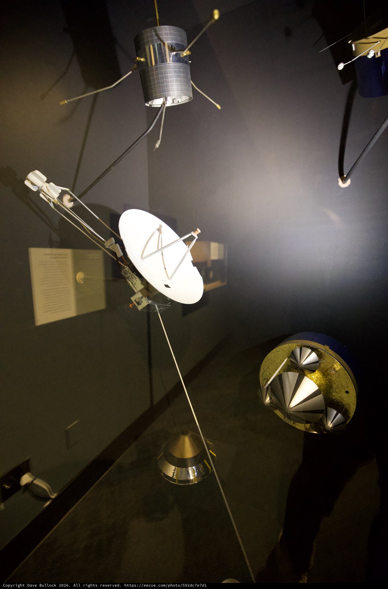 Space Probe Models on Display at Science Museum