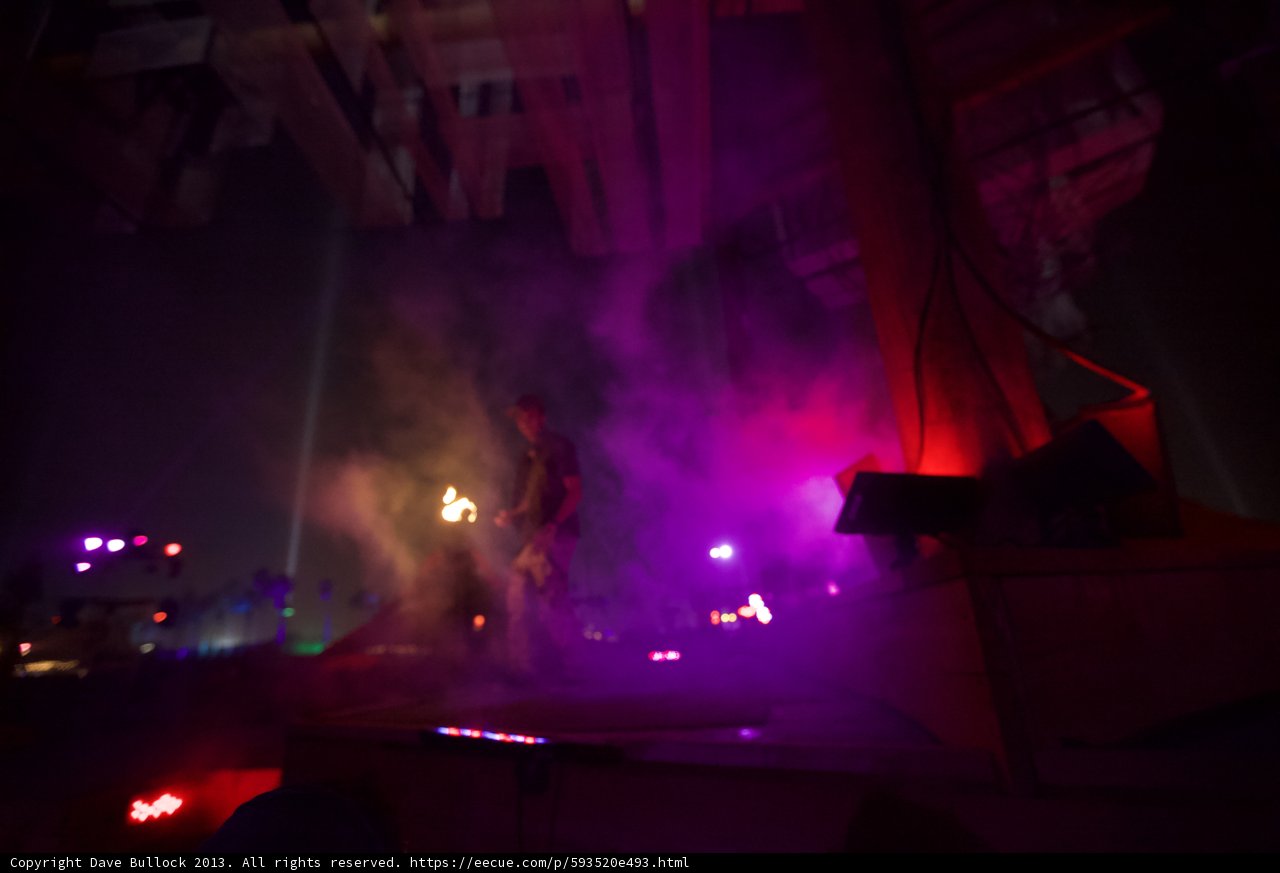 Smoke and Lights on Stage
