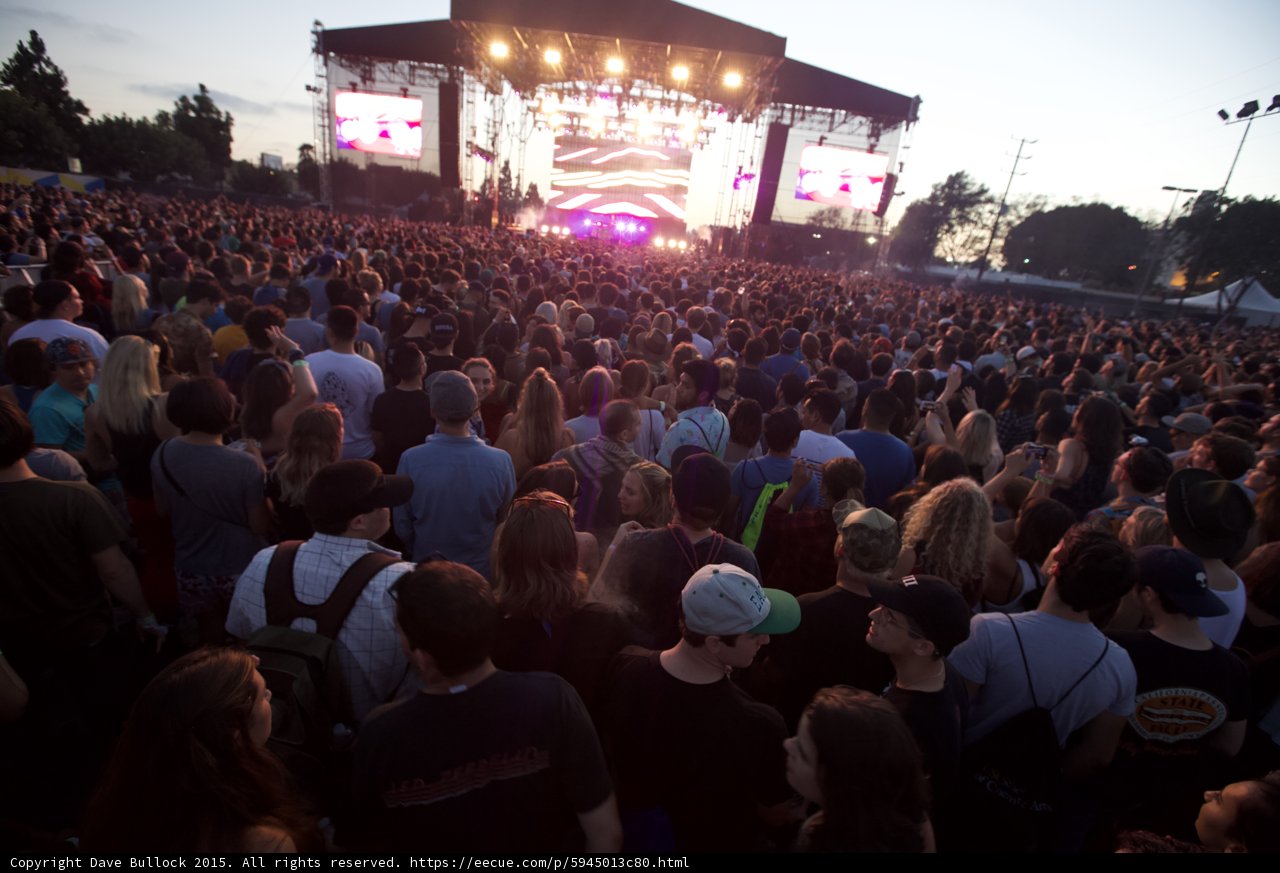 Crowd Striped LED Visuals