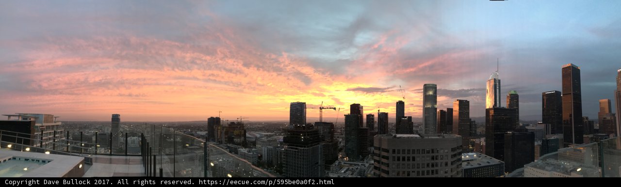 Skyline Wonder at Sunset
