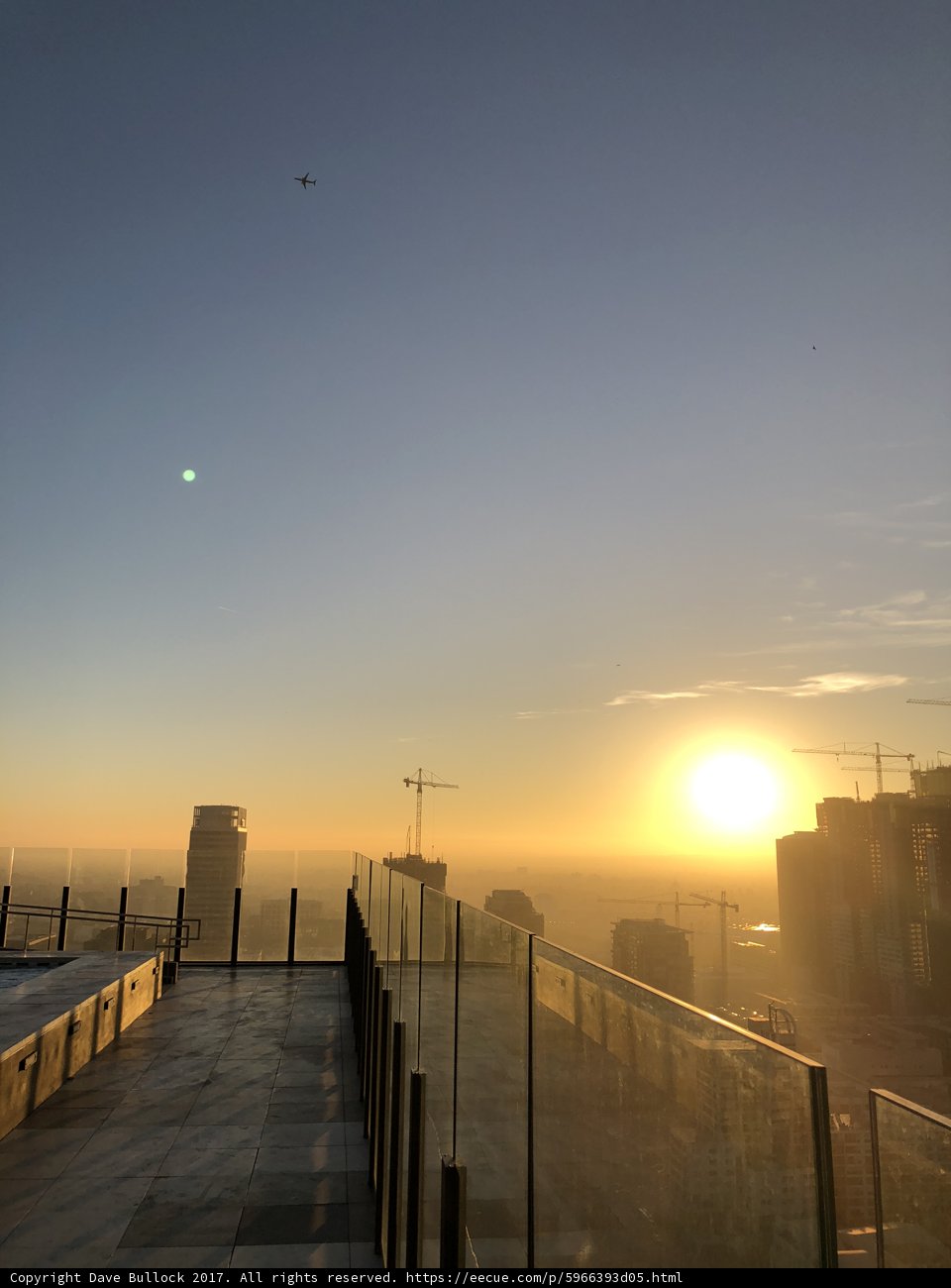 Serene Sunset over City Skyline