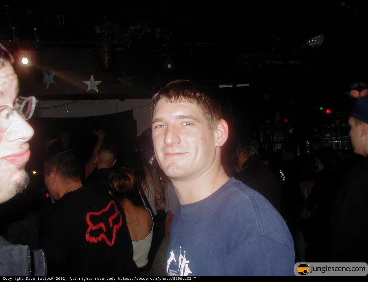 Blue Shirt at the Night Club