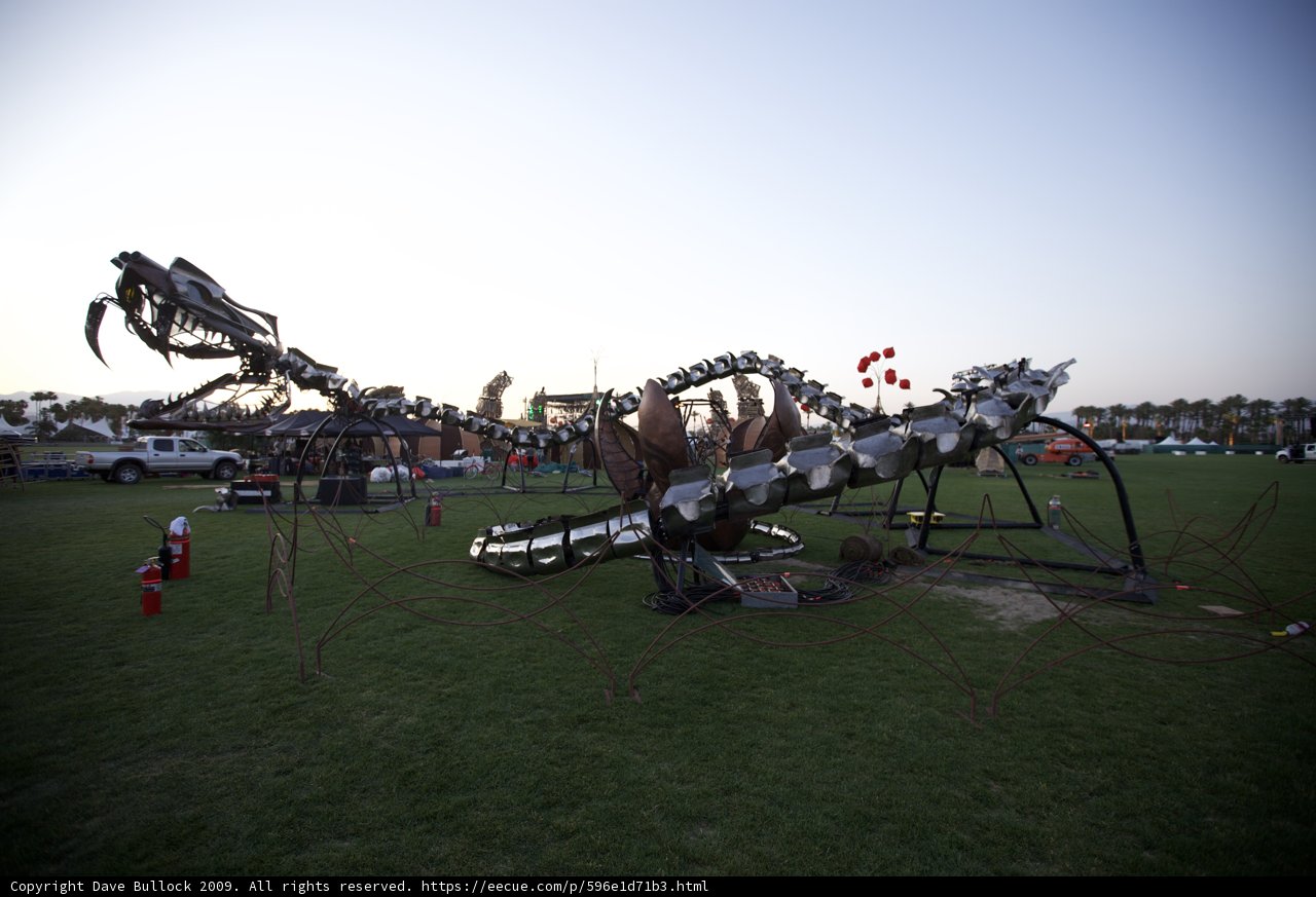 The Metal Dragon Roars on the Grass