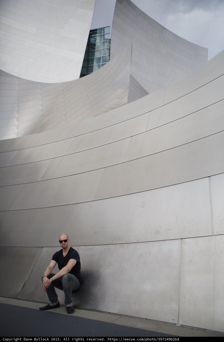 Crouching Architecture Portrait