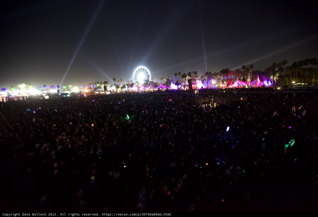 Nighttime Festivities at Coachella