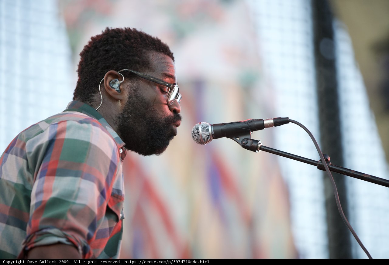 Tunde Adebimpe Belts Out Summer Jams at Coachella 2009
