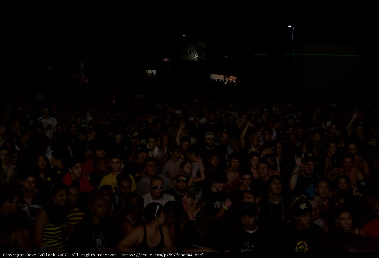 The Urban Nightlife: A Spectacle of Music and People
