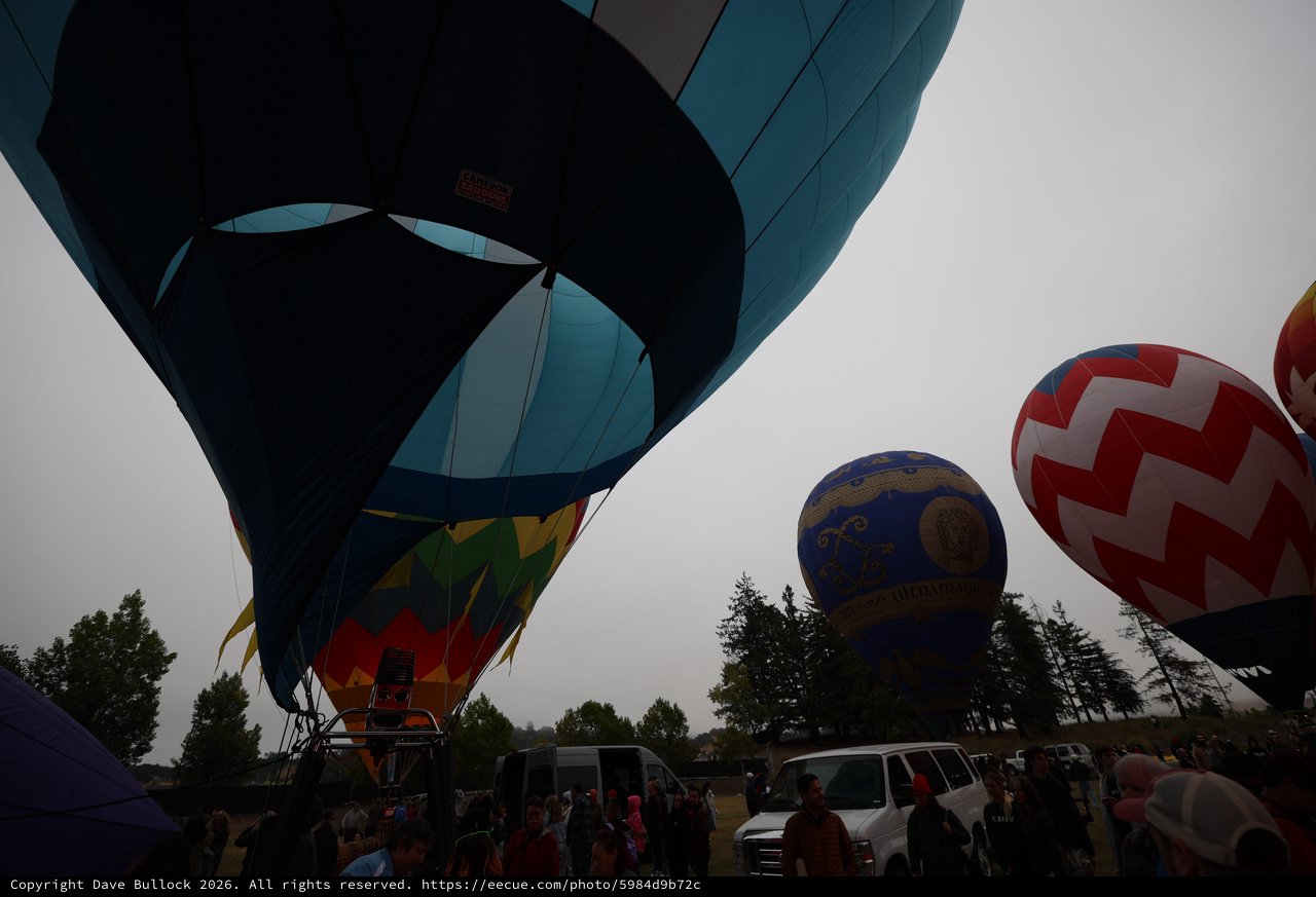 Dawn Launch at Sonoma County Hot Air Balloon Classic
