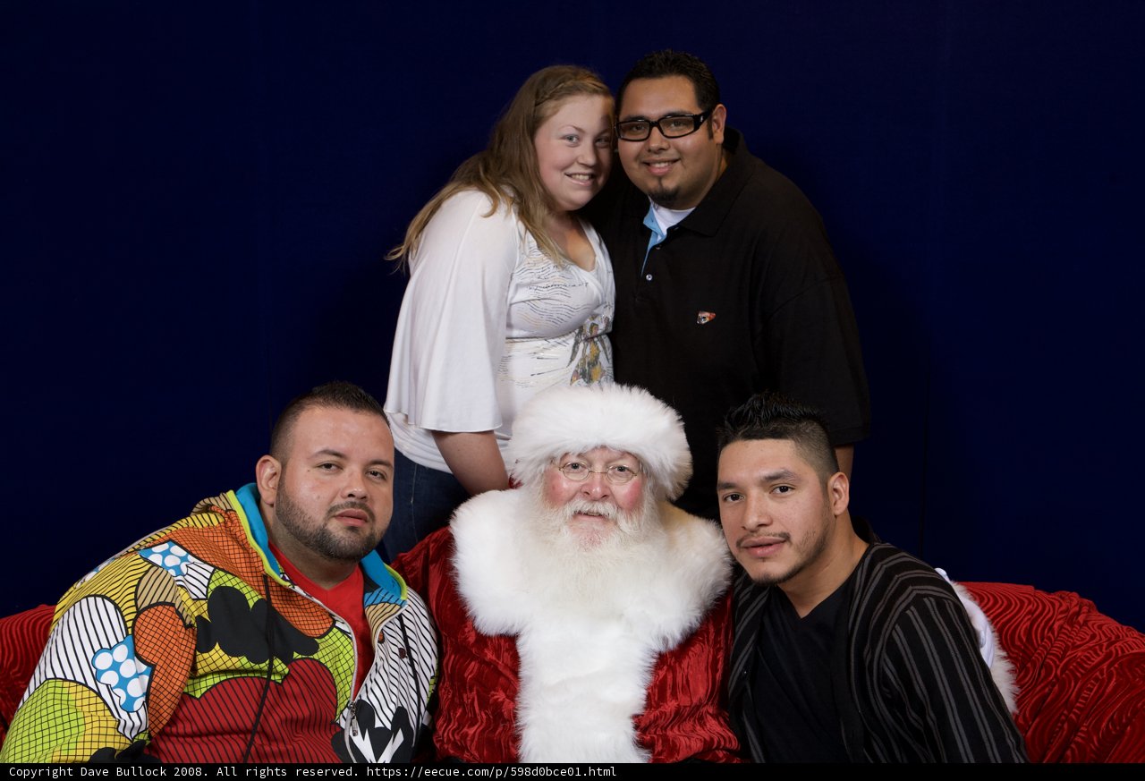 Festive Gathering with Santa Claus