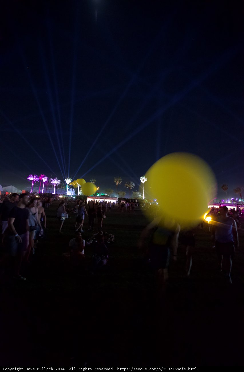 Nighttime Balloon Glow