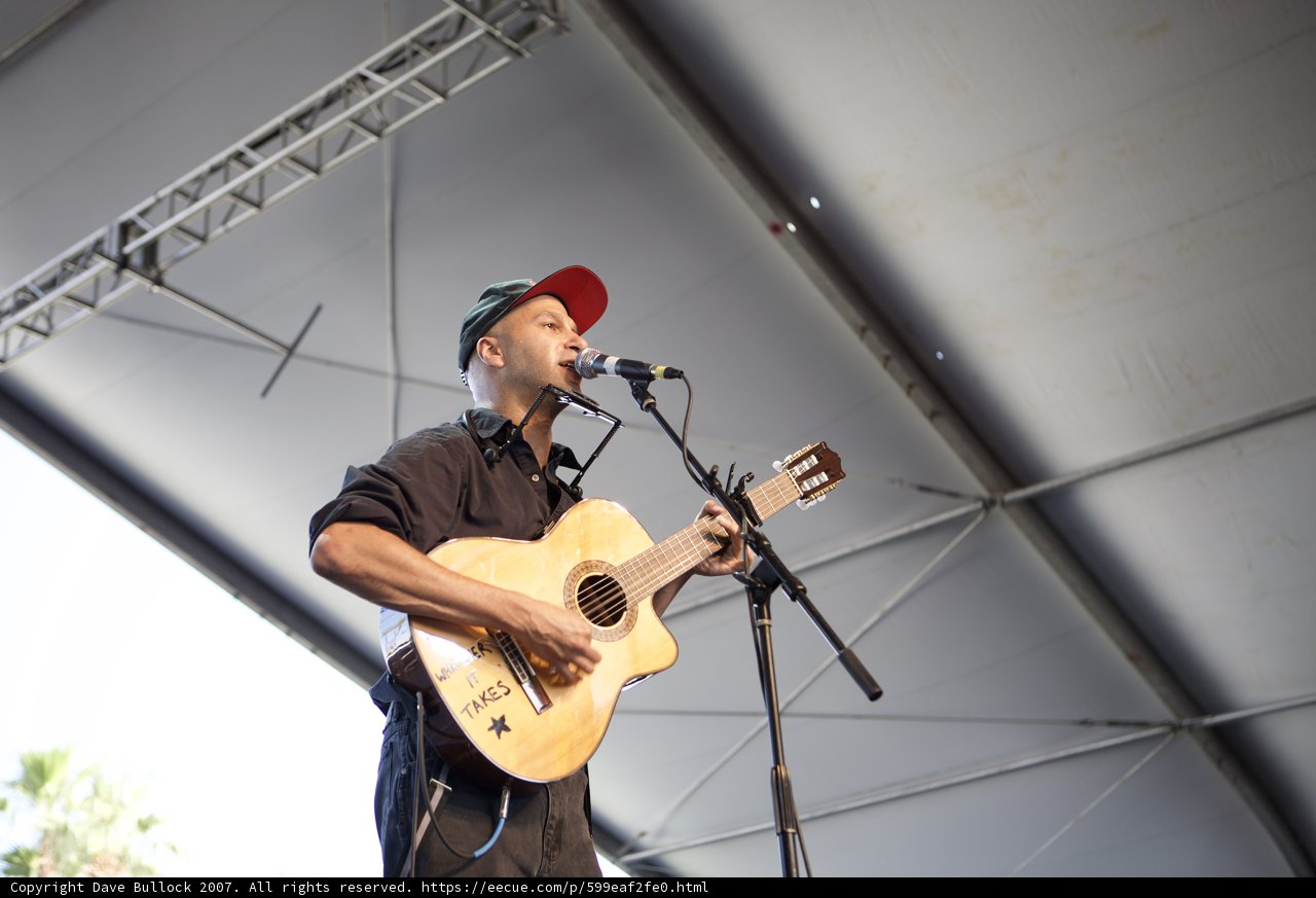 Tom Morello Rocks Coachella Stage with Guitar and Mic