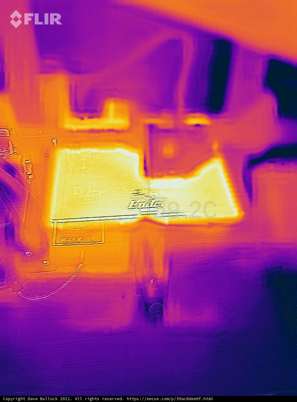 Thermal Imaging View of Electronic Equipment