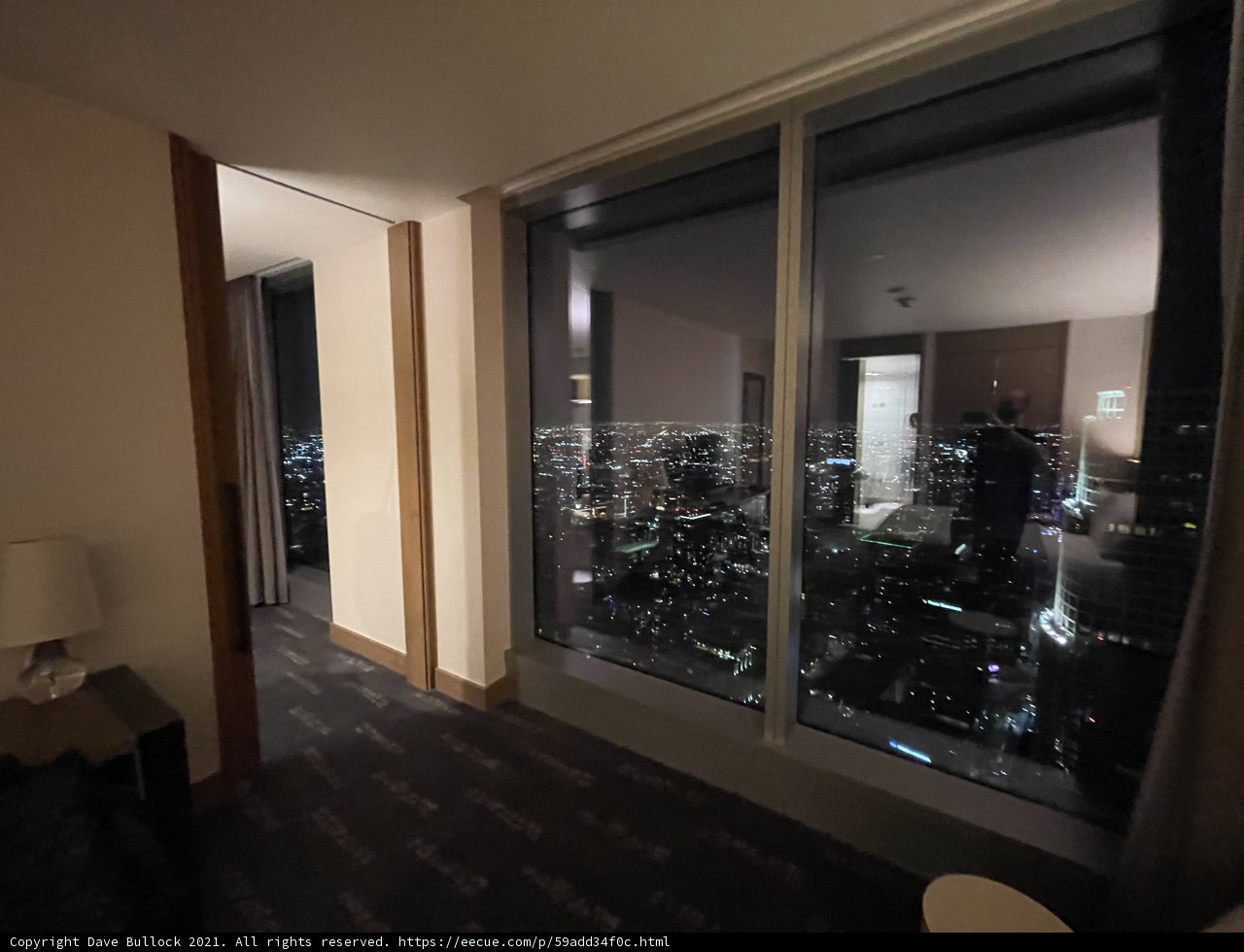 City Nightscape from a Luxurious Penthouse