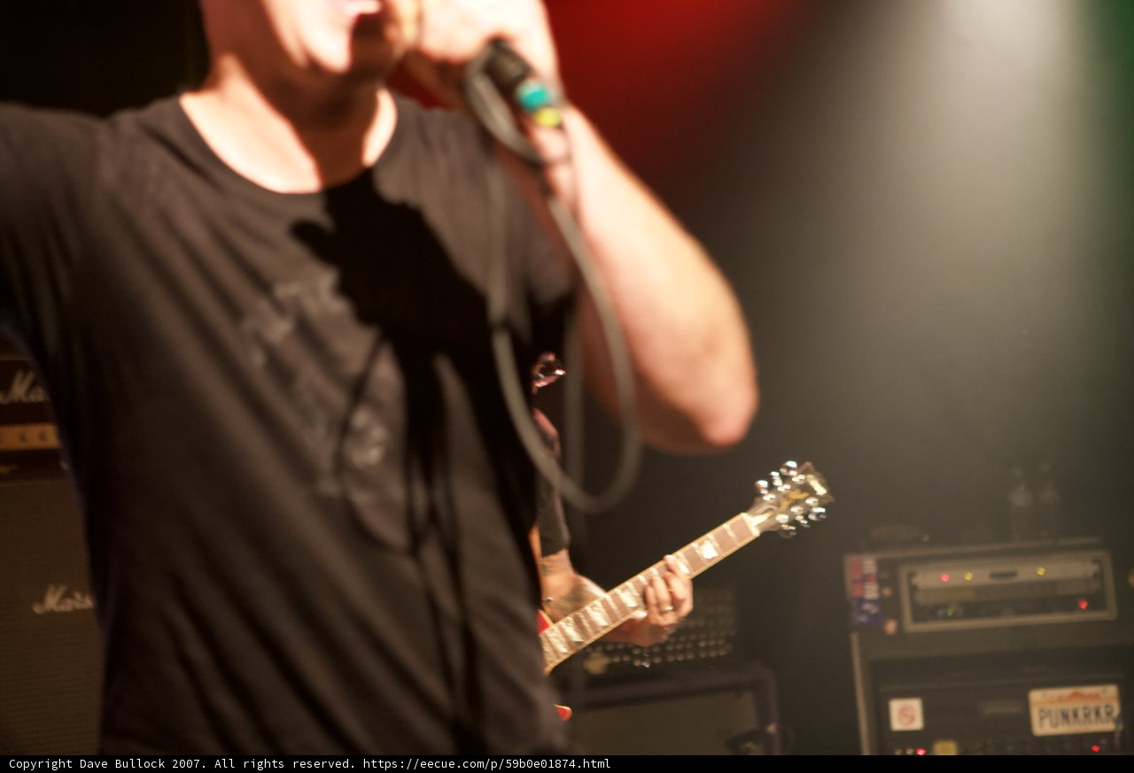 Live Performance by a Musician with Electric Guitar