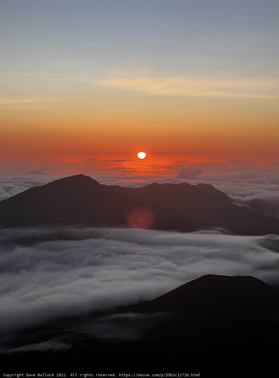 The Majestic Sunrise View from Haleakalā National Park
