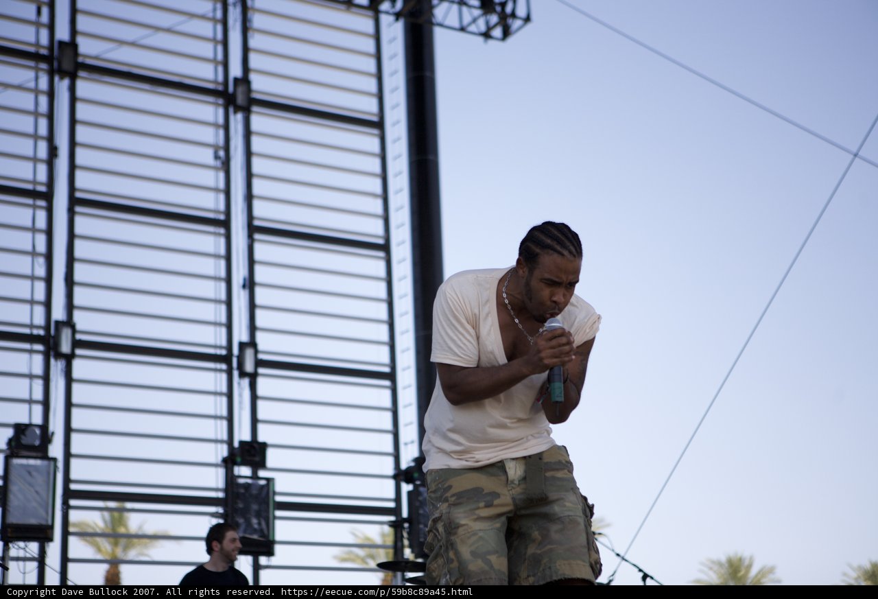 Pharoahe Monch Belting Out Tunes at Coachella 2007