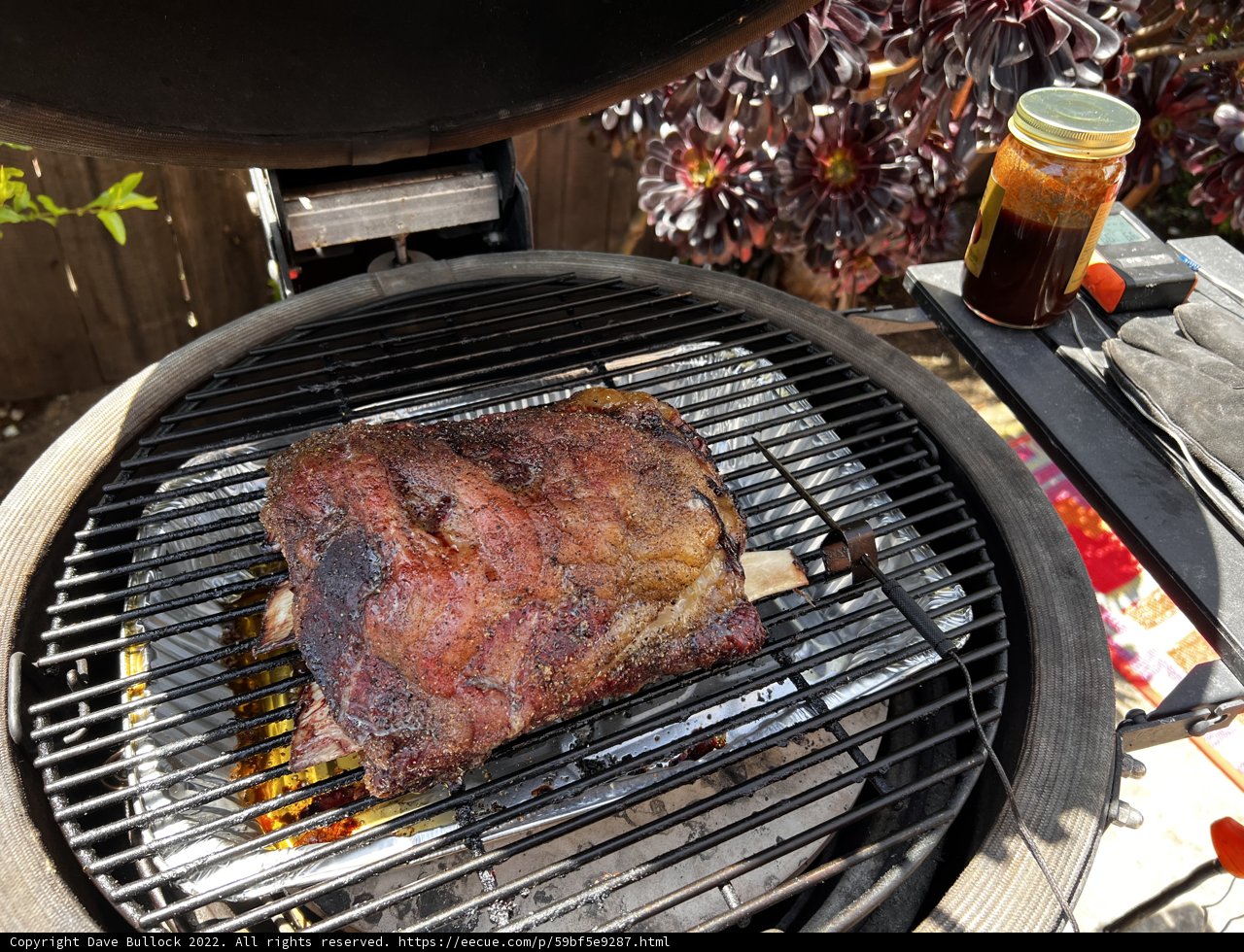 Juicy Grilled Pork Ribs Basted in BBQ Sauce