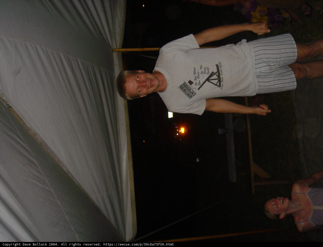 Nighttime Camping with John