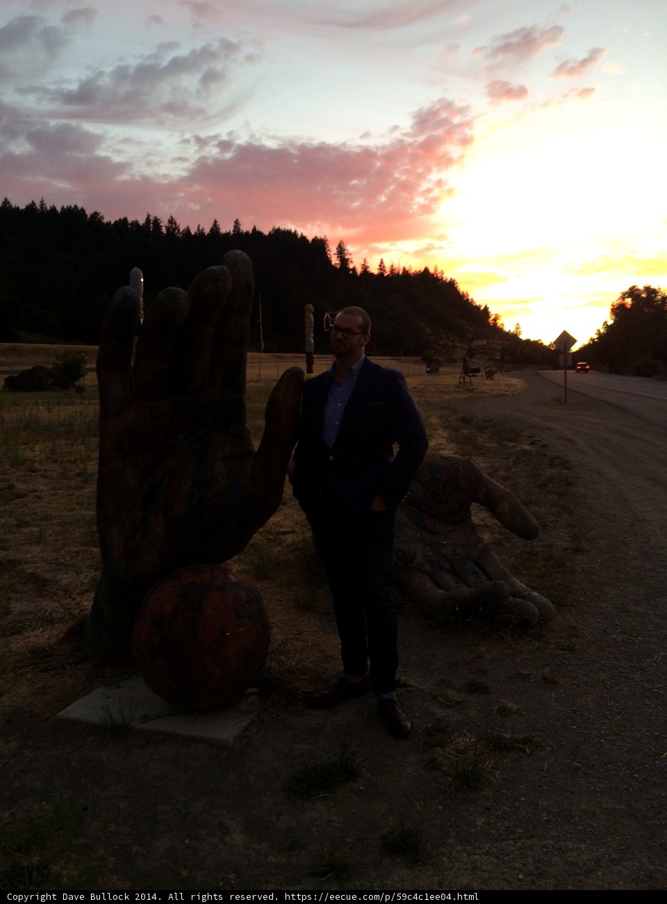 Monumental Hand in Geyserville