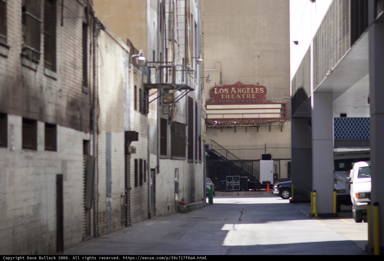 Urban Alley with Building in Background