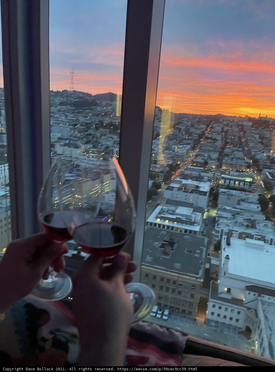 Toasting to a Metropolis Sunset