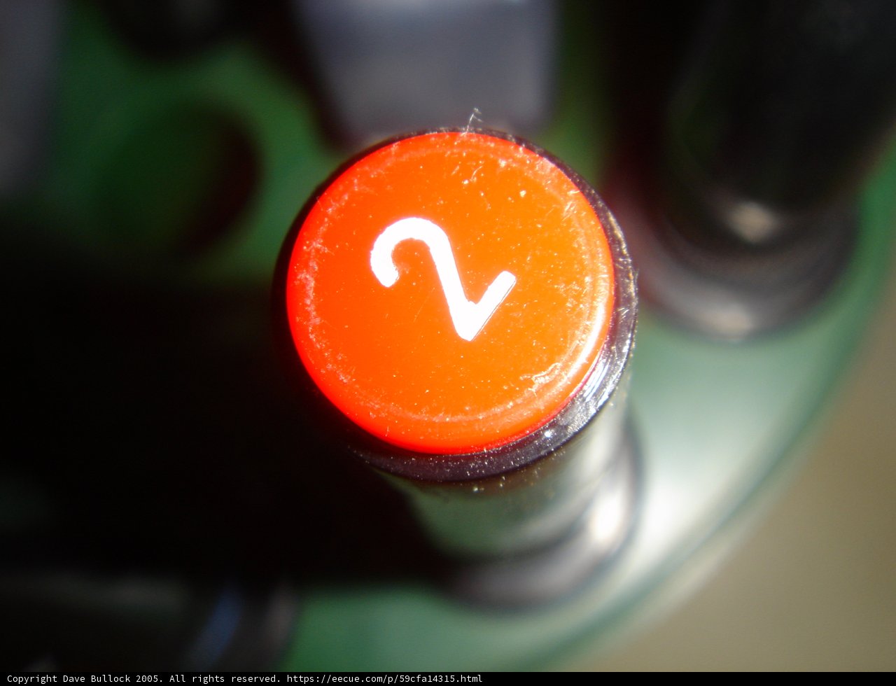 Number 2 Button