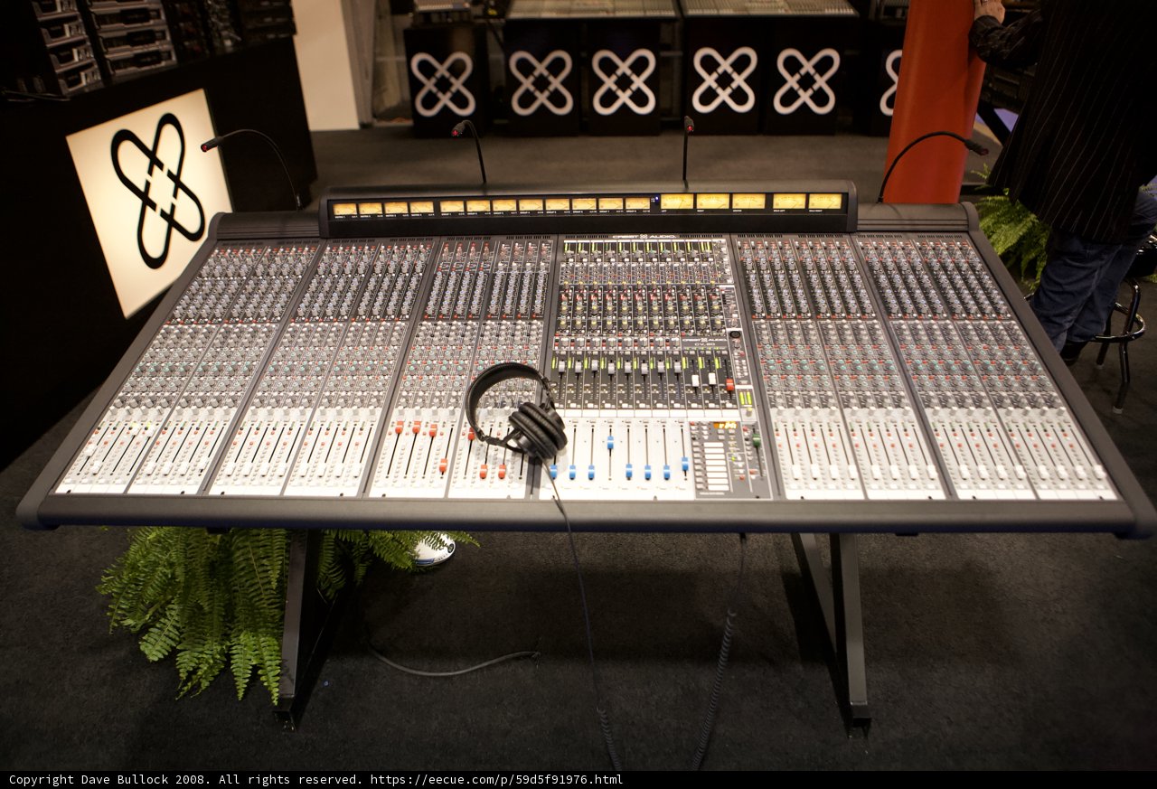 Studio Mixing Board Setup