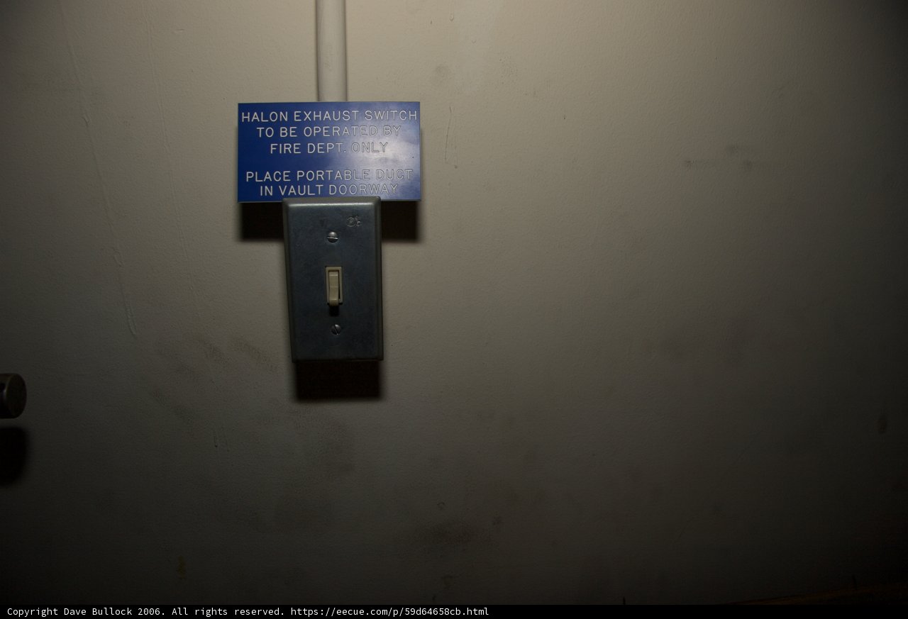 Warning Sign on Unused Electrical Device