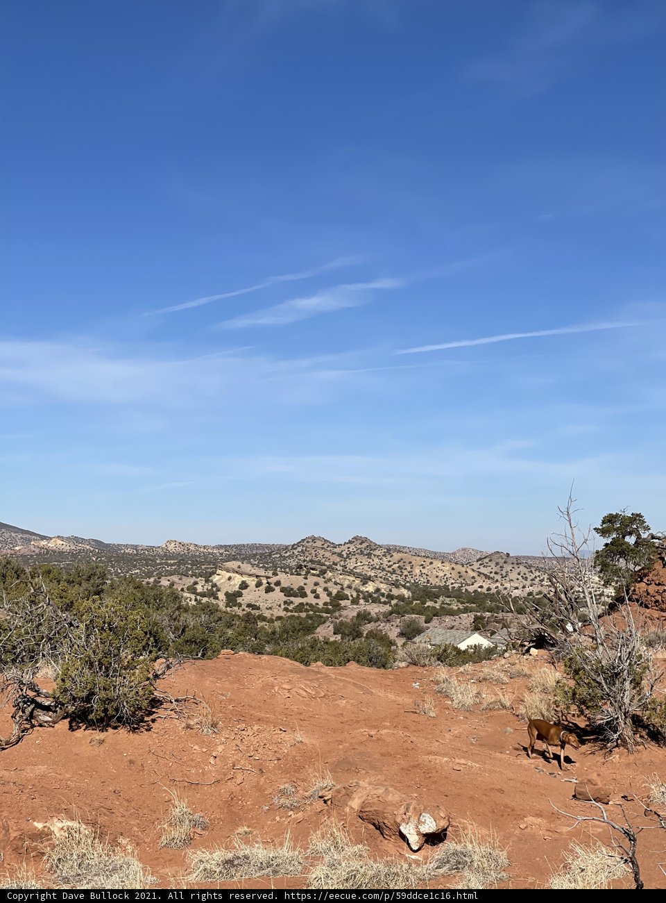 Red Rock Landscape from Above