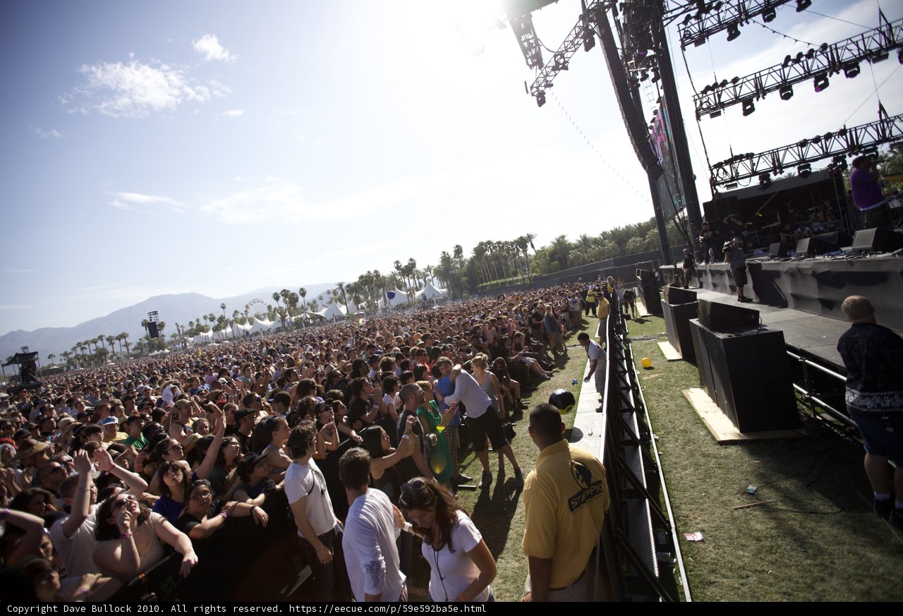 Coachella Music Festival Crowd
