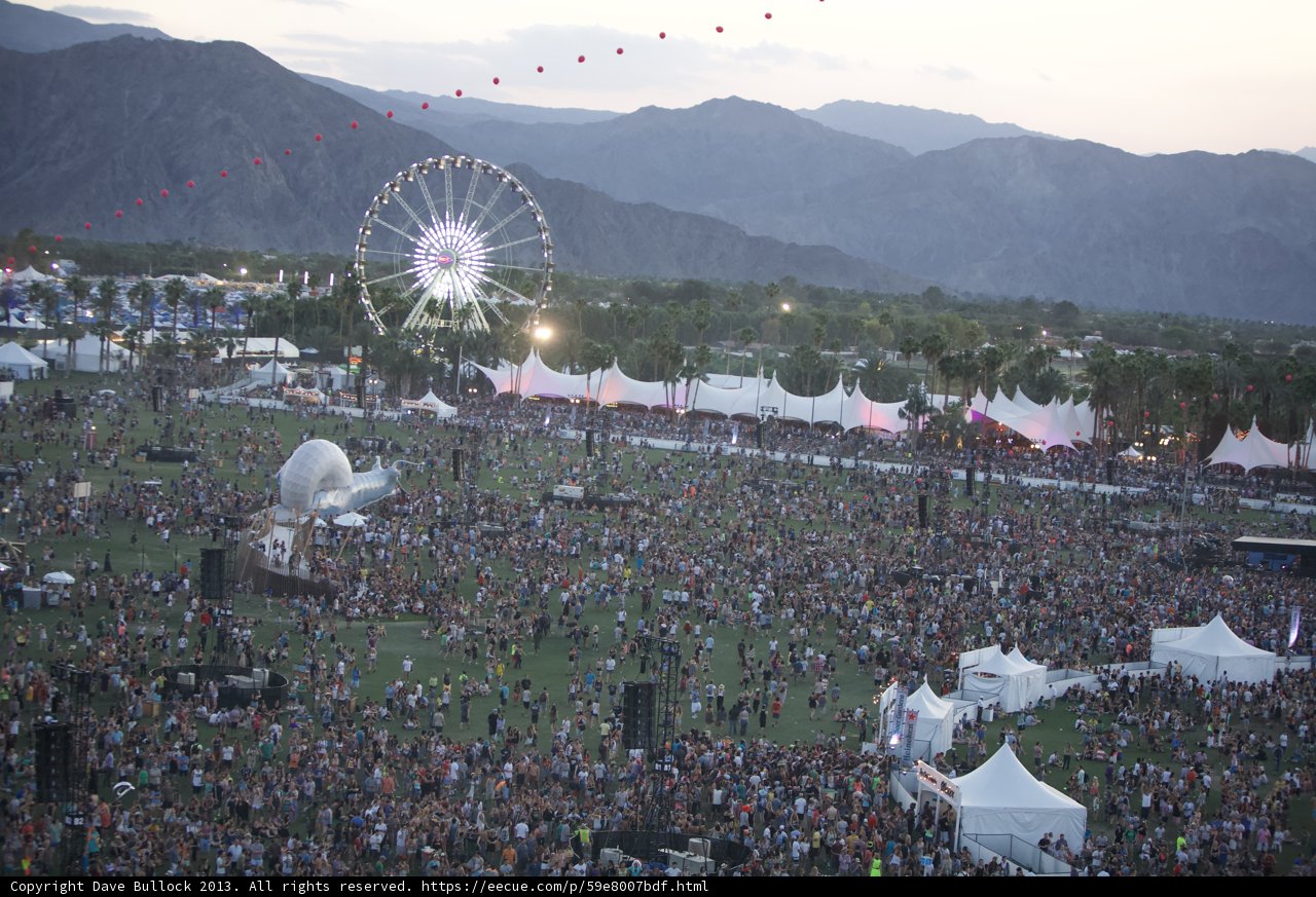 Coachella Crowd Goes Wild at Ferris Wheel