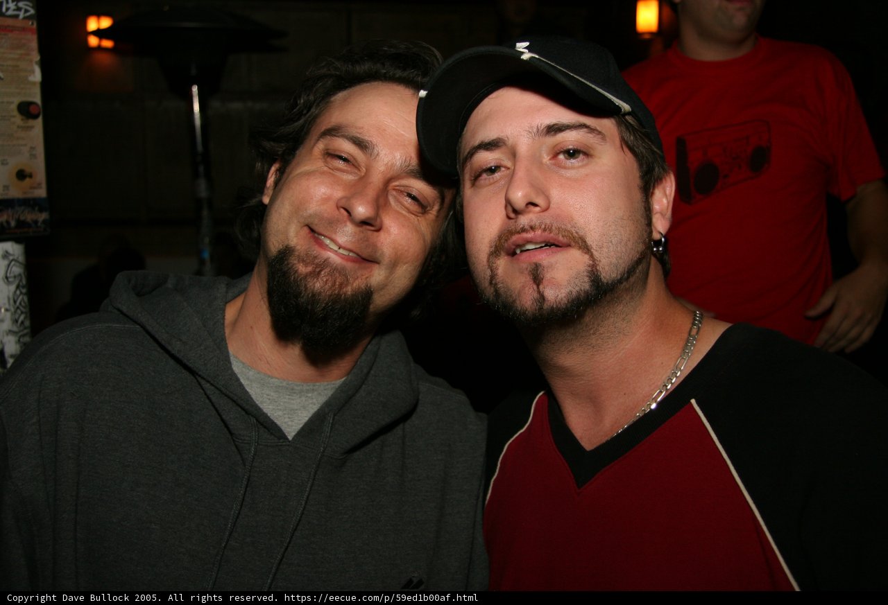 Two Men Striking a Pose