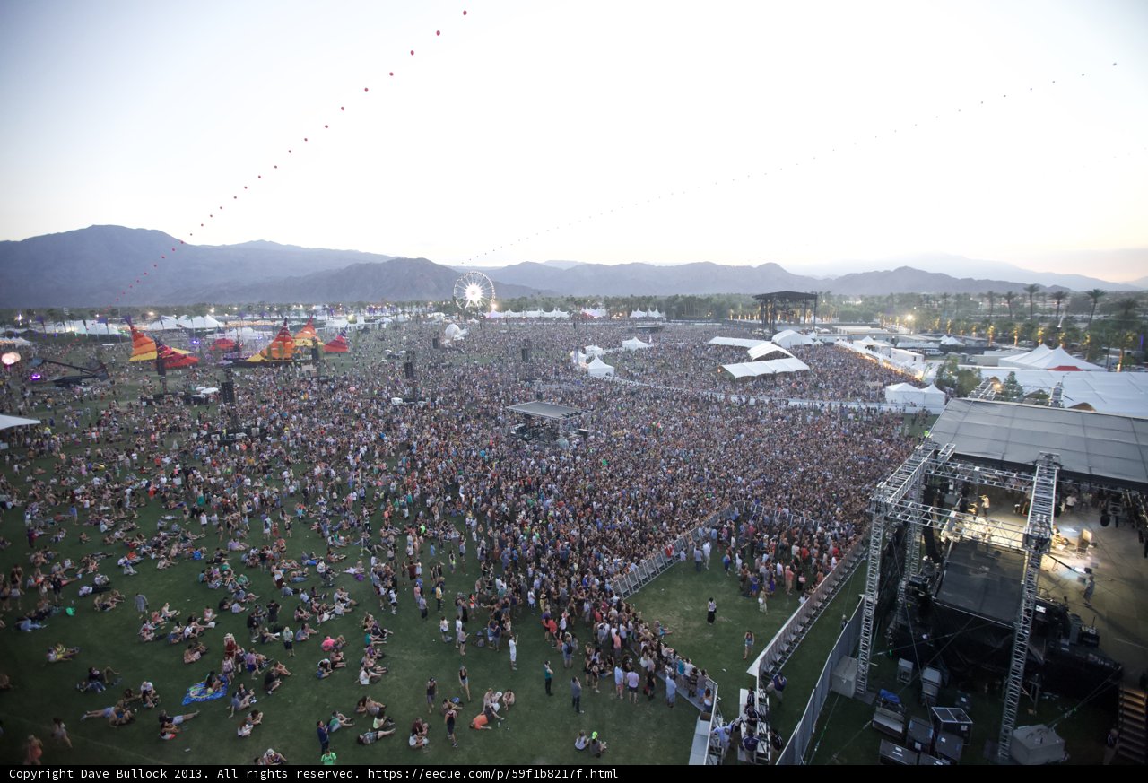 The Massive Crowd at Coachella Music Festival