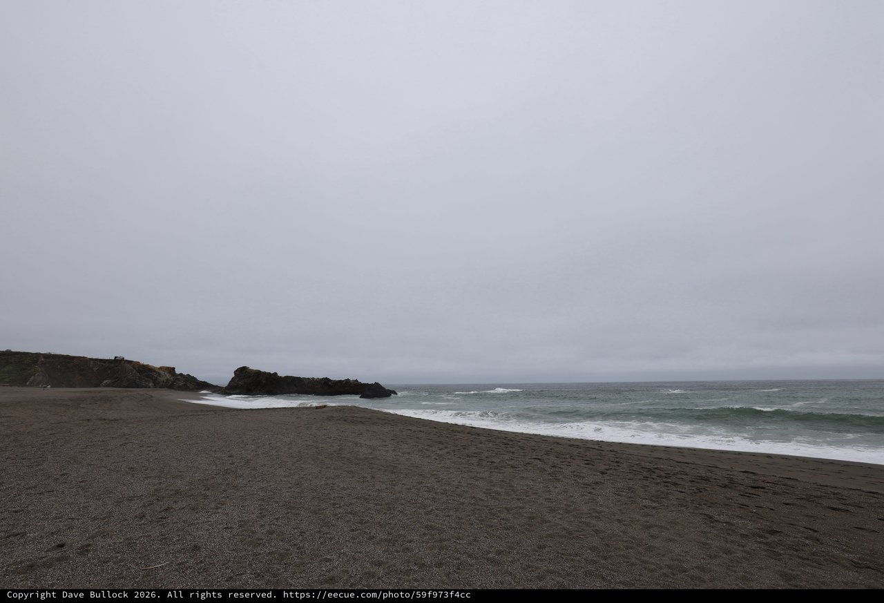 Overcast Northern California Coastline on Father's Day