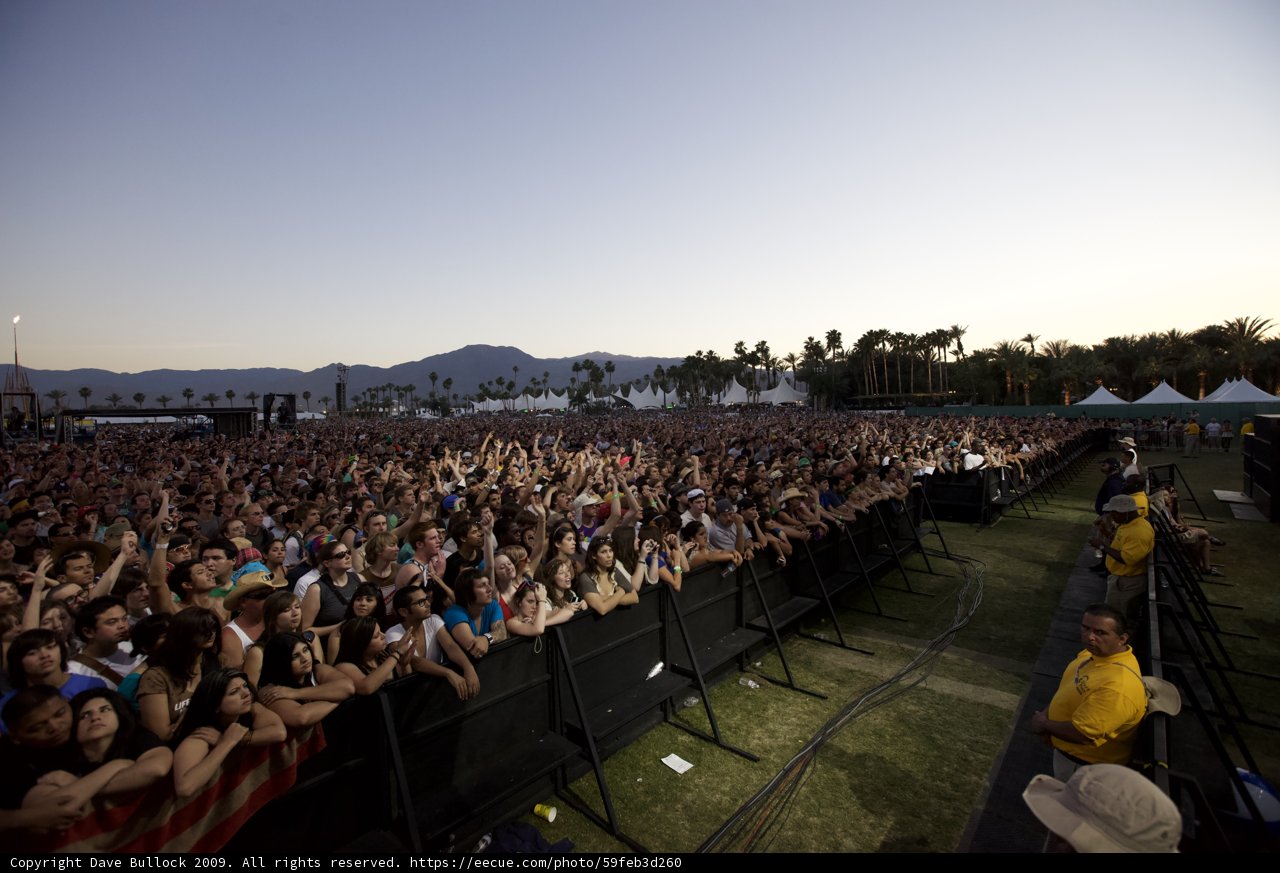 Coachella 2009 Concert Crowd