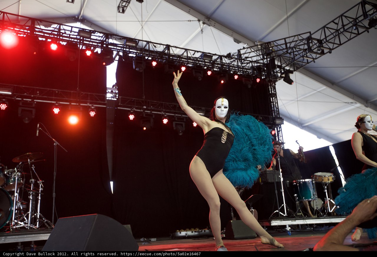 The Mysterious Woman on Stage