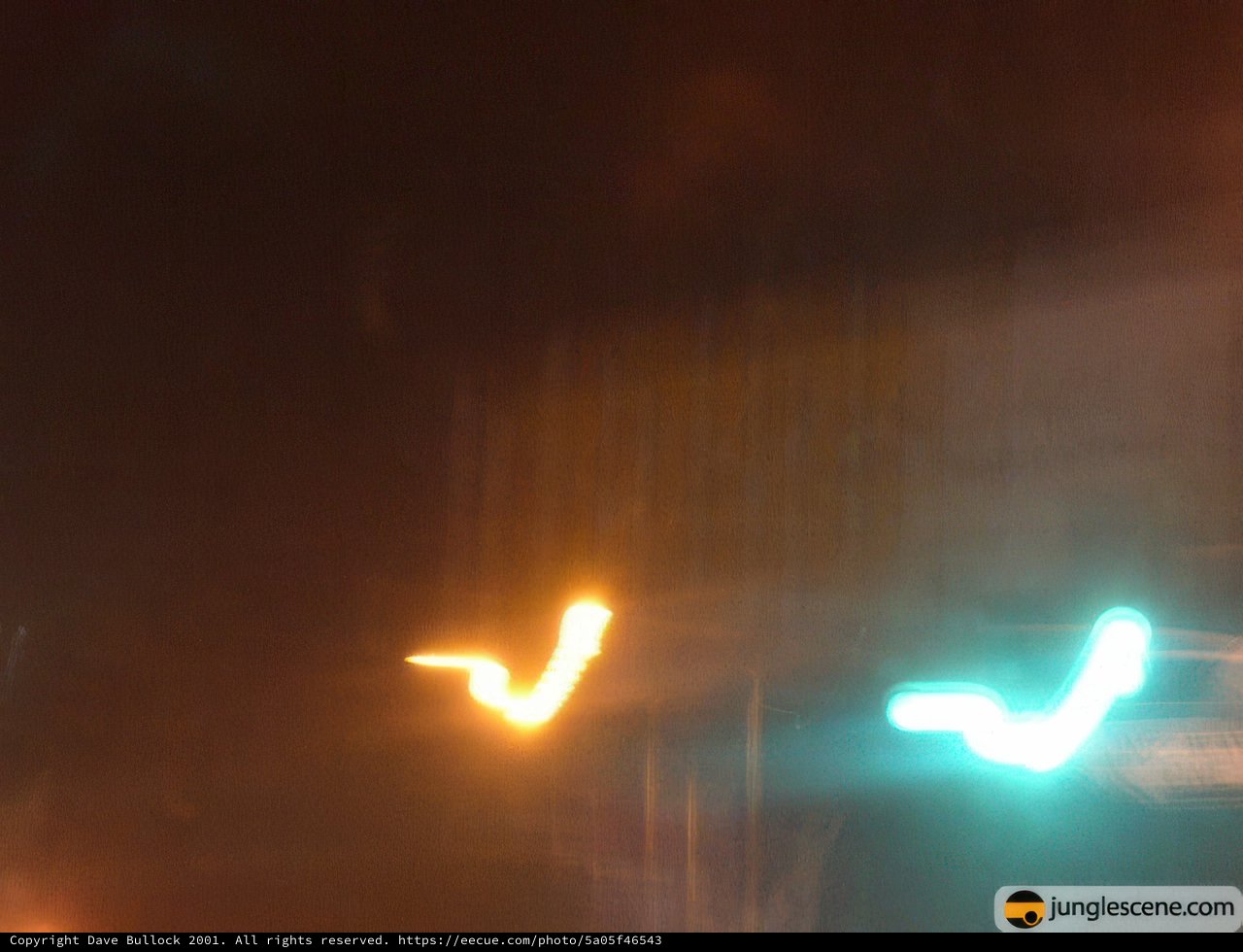 Hazy Traffic Signal