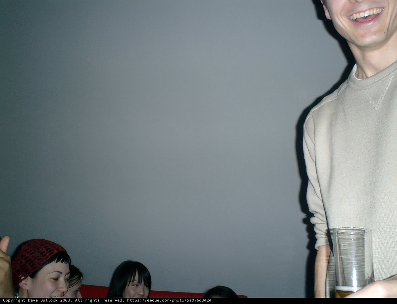 Drinks on the couch at Club Evo