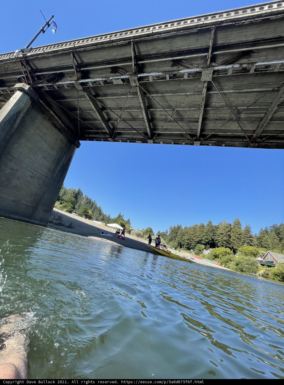 Kayaking Under the Arch Bridge